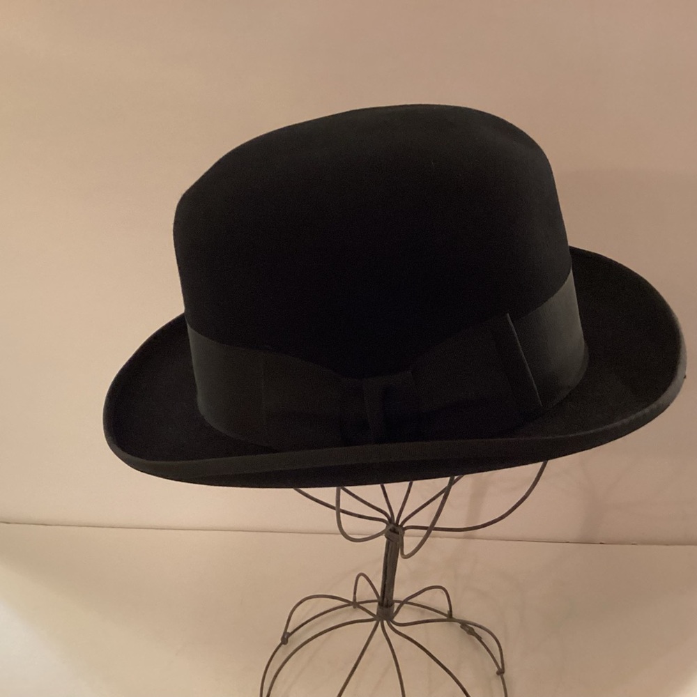 Vintagege Dobbs Bowler Hat size 6 7/8